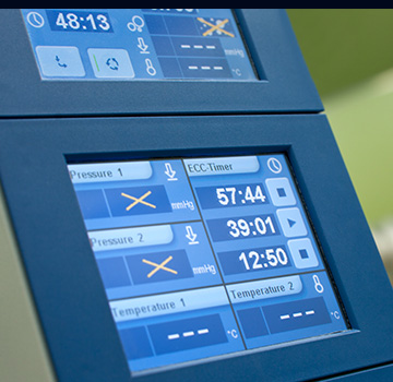 In-office monitoring equipment used during procedures.